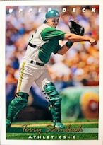 MLBカード 93UPPERDECK Terry Steinbach #278 ATHLETICS