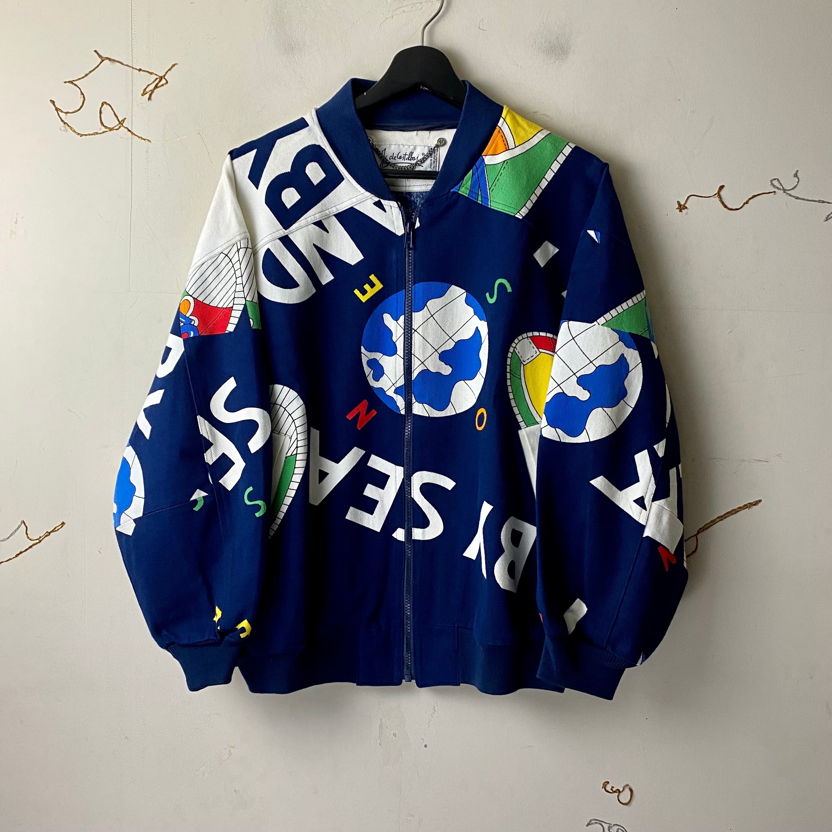 vintage JC de CASTELBAJAC sneaker&marine pattern blouson | NOIR ONLINE
