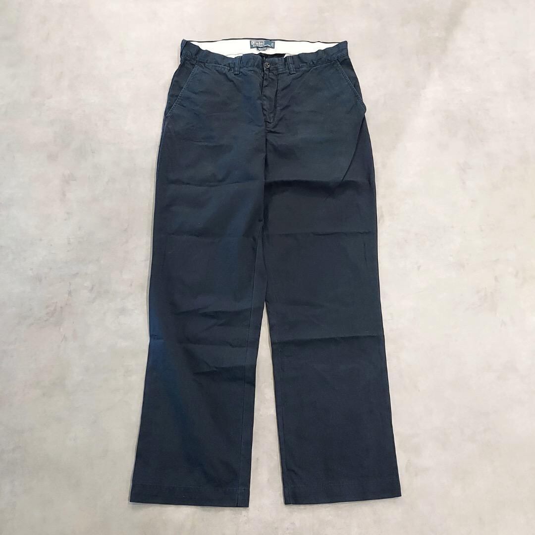 ポロバイ ラルフローレン W34 ポロチノ チノパン ボトム 紺 16705