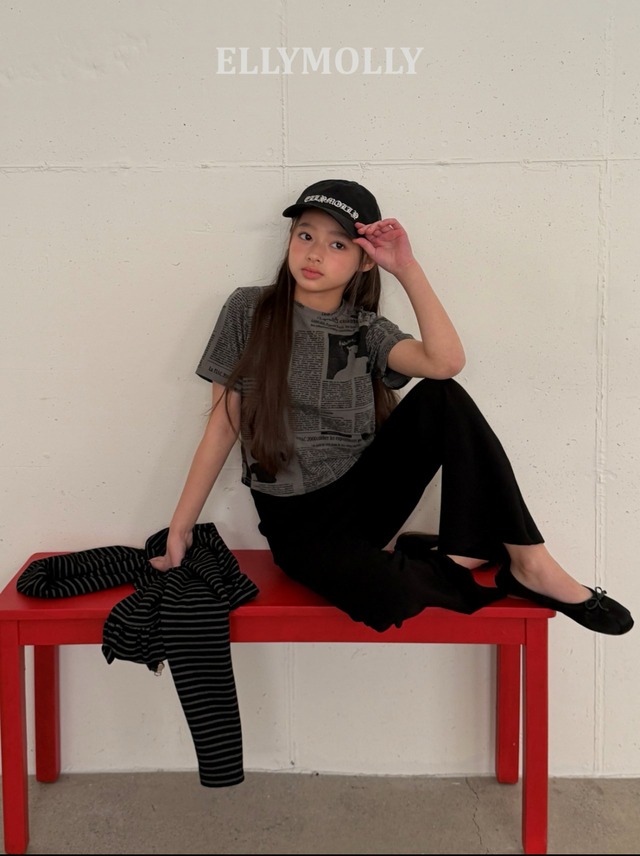 【ラス1】ELLYMOLLY / Paper pop T