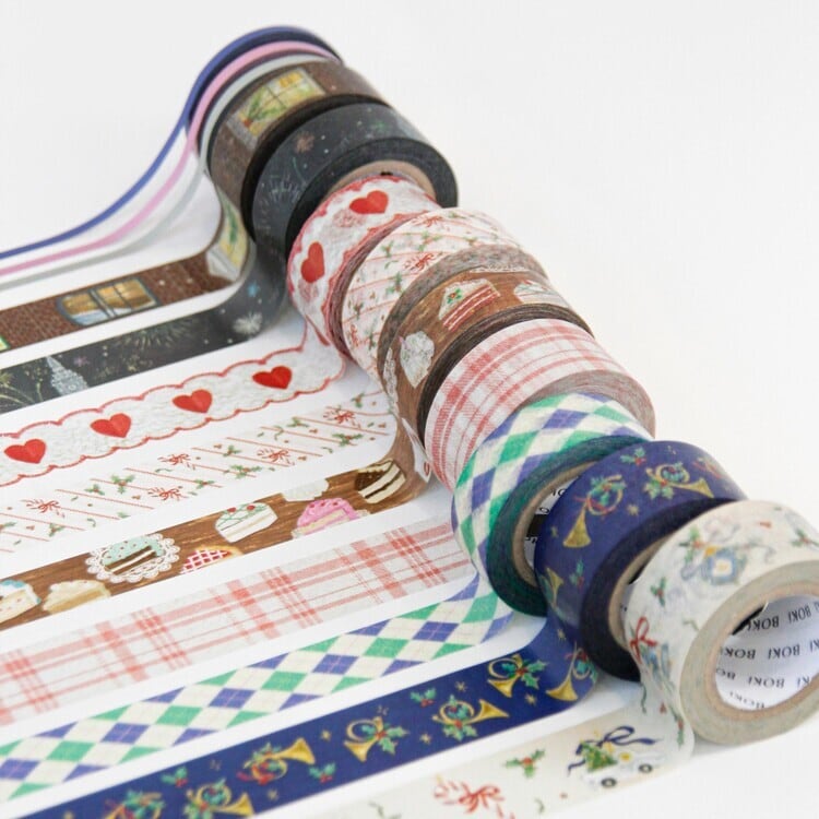 BOKI】マスキングテープ Gâteau de Noël Masking Tape | 韓国文具