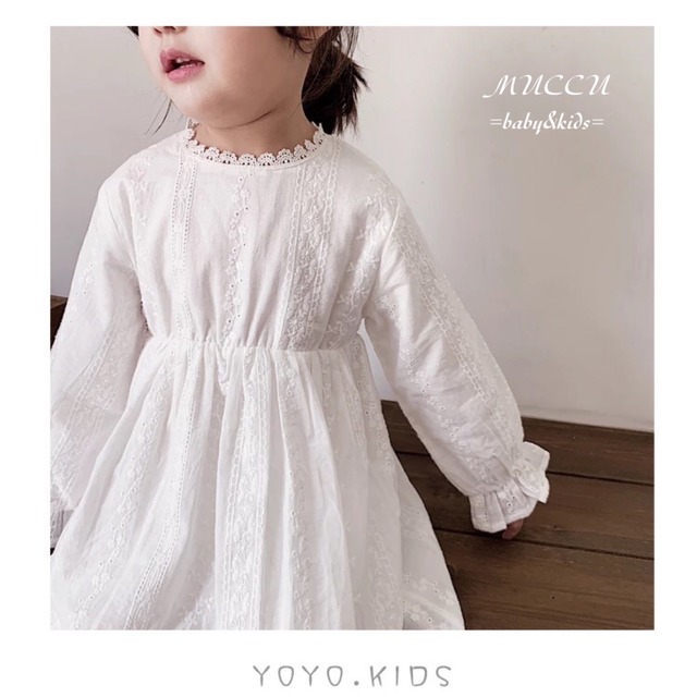 送料無料 Sale 予約販売 レースワンピース 80cm 1cm 女の子 姉妹コーデ 赤ちゃん 結婚式 リングガール フラワーガール お誕生日 Muccu Baby Kids