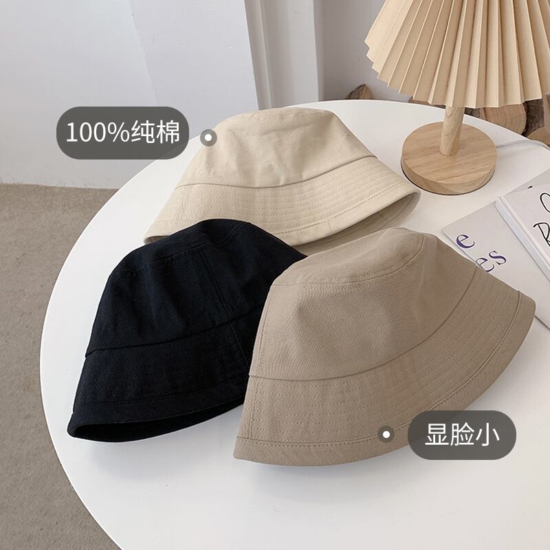 スプリングオータムソリッド カラーサマー コットン 帽子 春物 夏物 秋物 ソリッドカラー ブラック・アイド・ピーズ37210994537