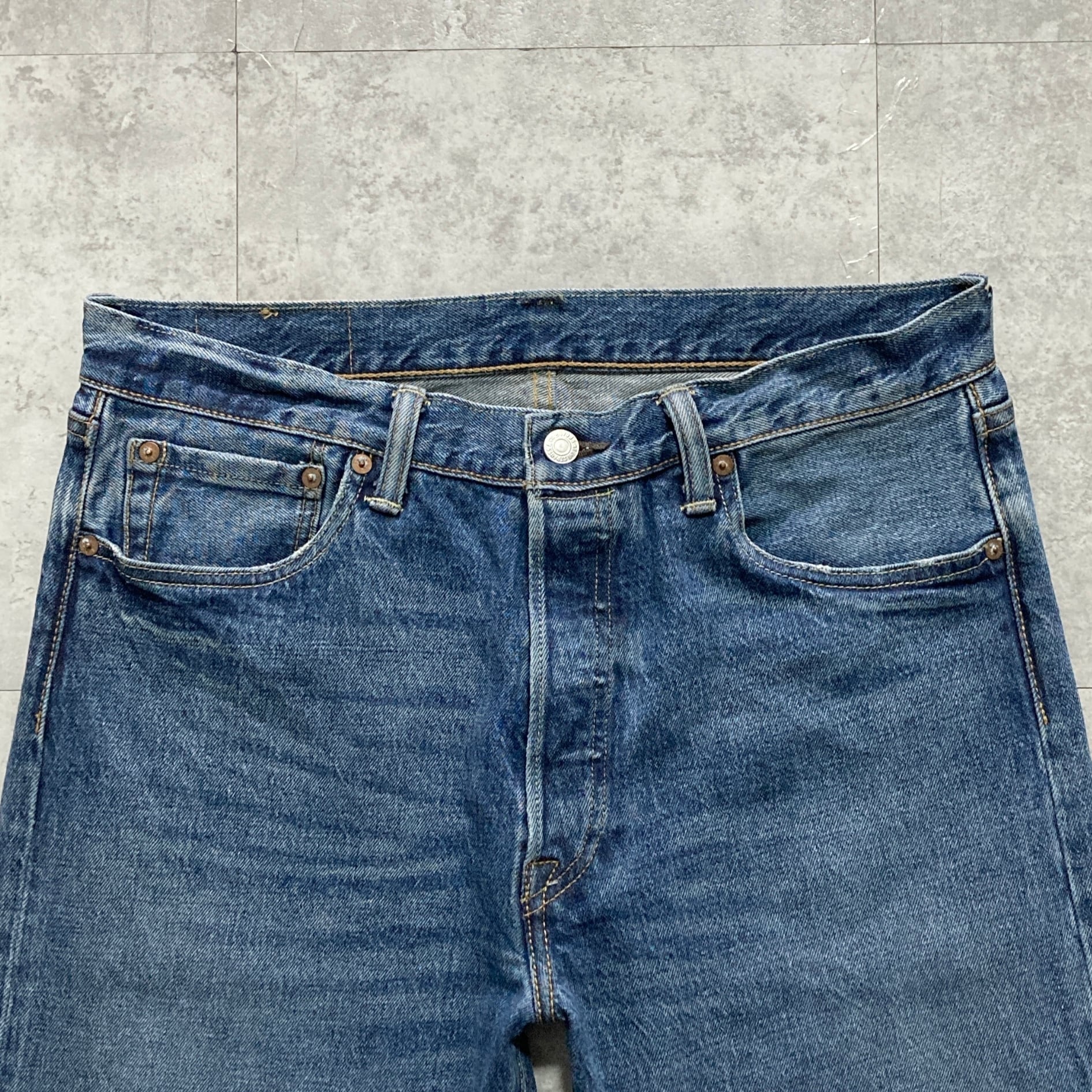 W34 L32】US.Levis 501 リーバイス USA製 アメリカ製 レザーパッチ