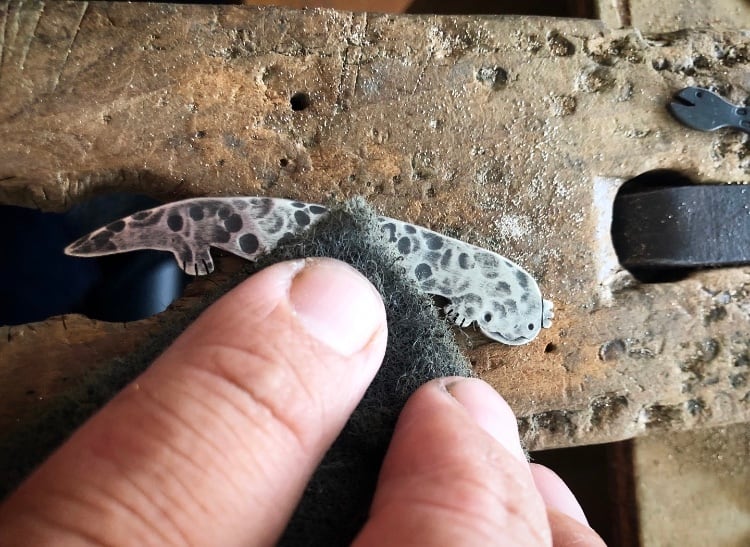 オオサンショウウオのリング_シルバー | 富永大士 ＋ アウラ