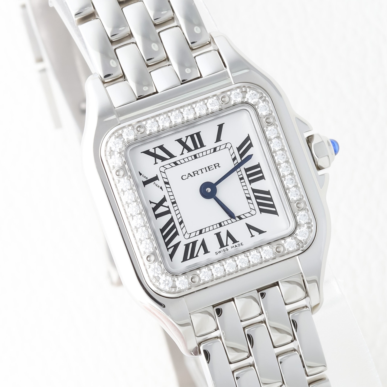 カルティエ パンテール SM ステンレス 純正ダイヤモンド