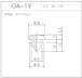 GA-19（EPDM ライトグレー）1個