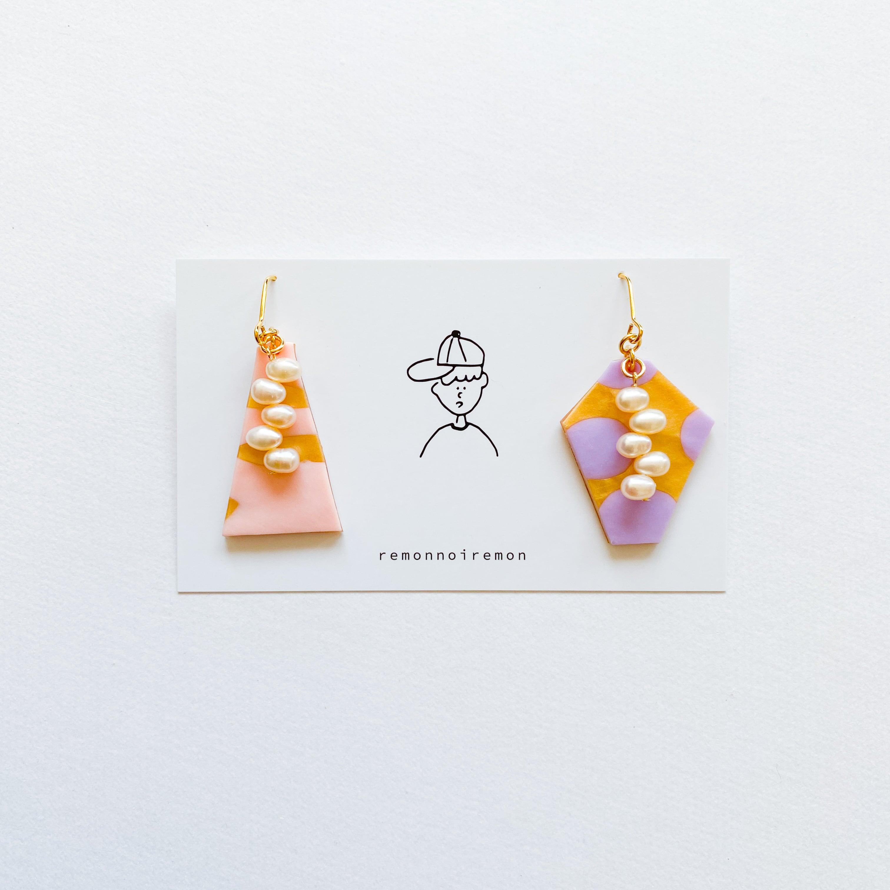 (淡水パール）カケラピアス/イヤリング