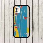 iPhoneケース 海 北欧レトロポップ｜レトロサーフ風スマホケース NOR075