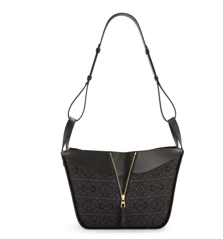 ロエベ LOEWE レディースハンドバッグ ブラック アナグラムハンモックバッグスモール A538S35X29 1268