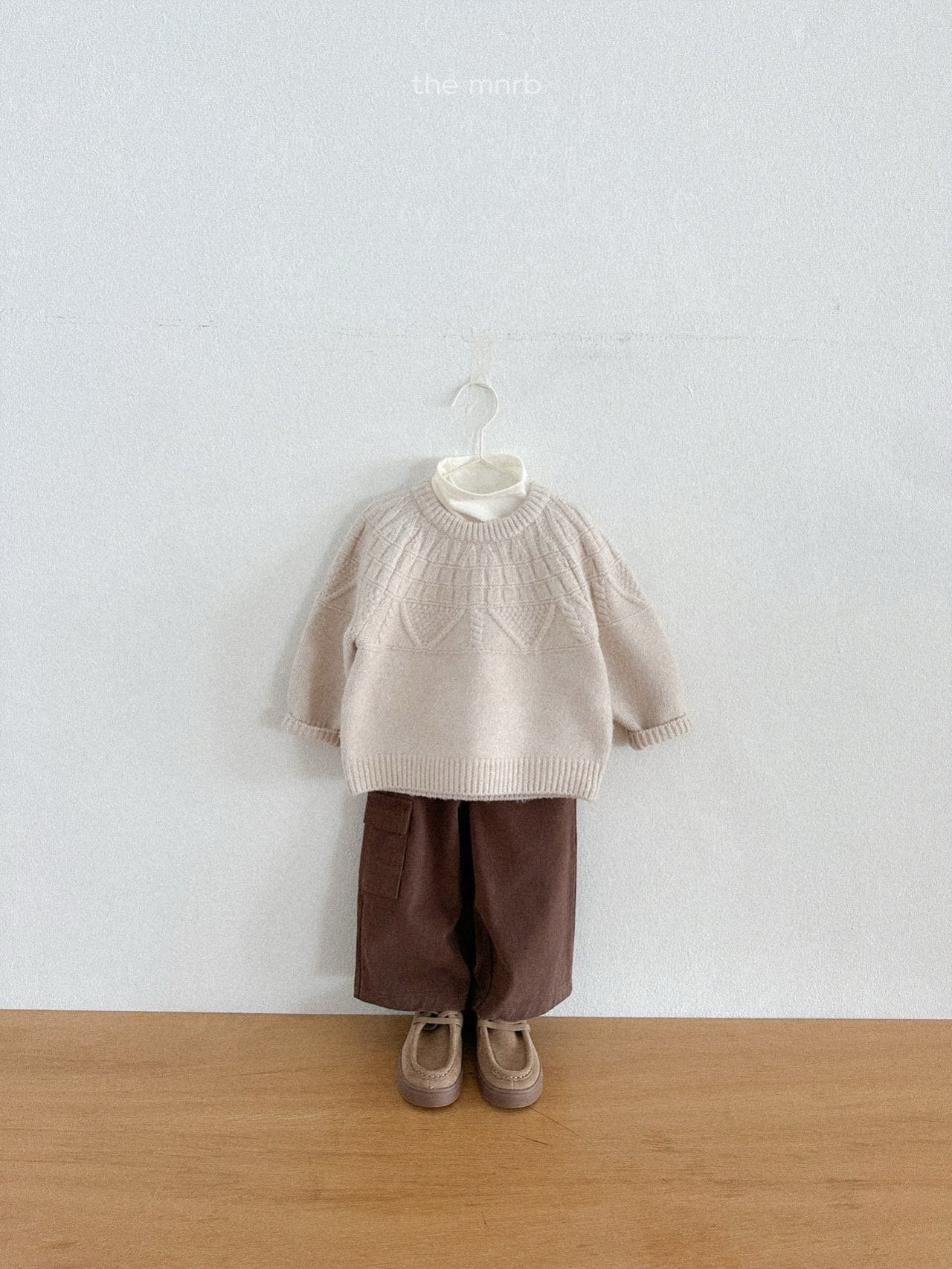 【即納】cable knitwear / minirobe