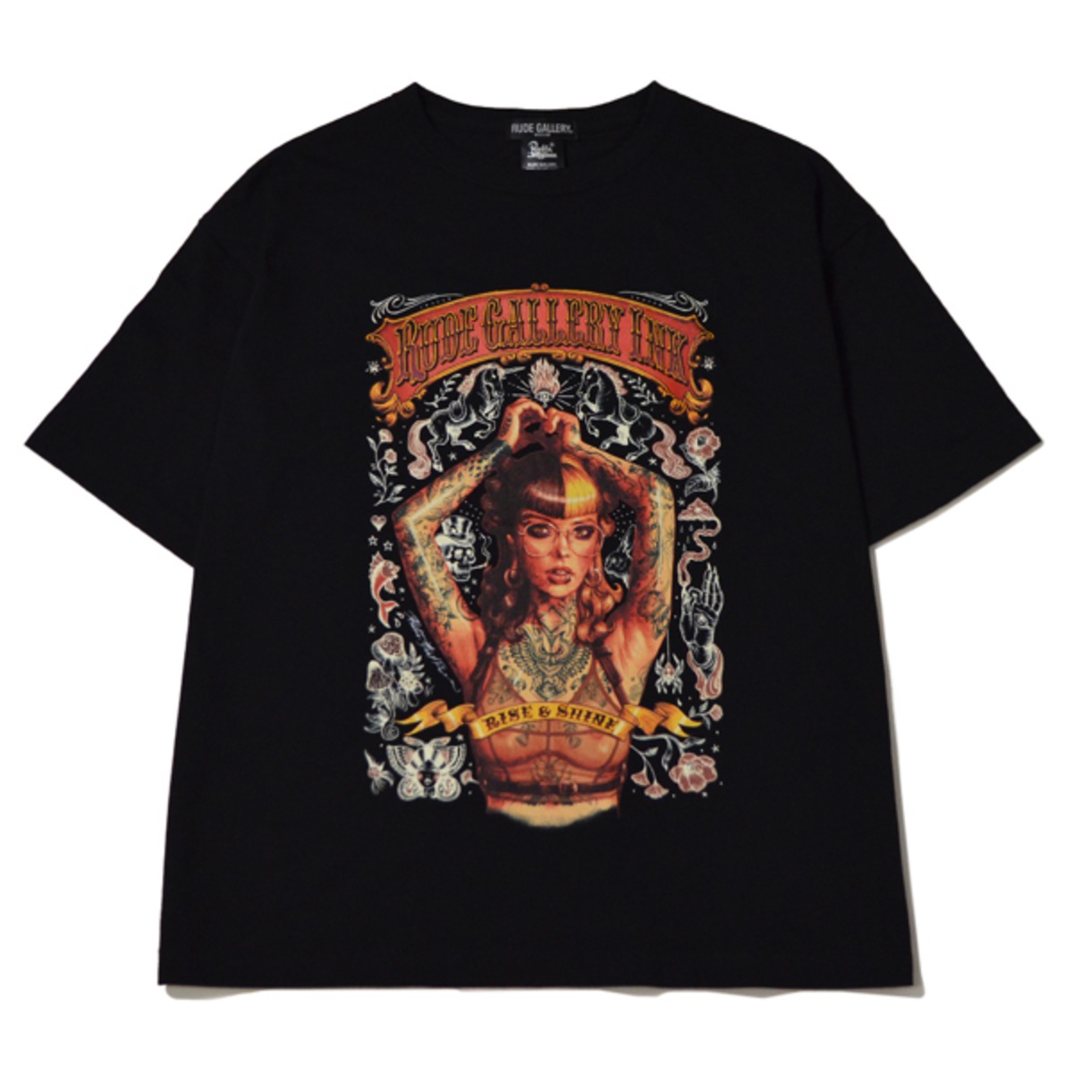 RUDE GALLERY INK TEE ＜ART WORK by Rockin