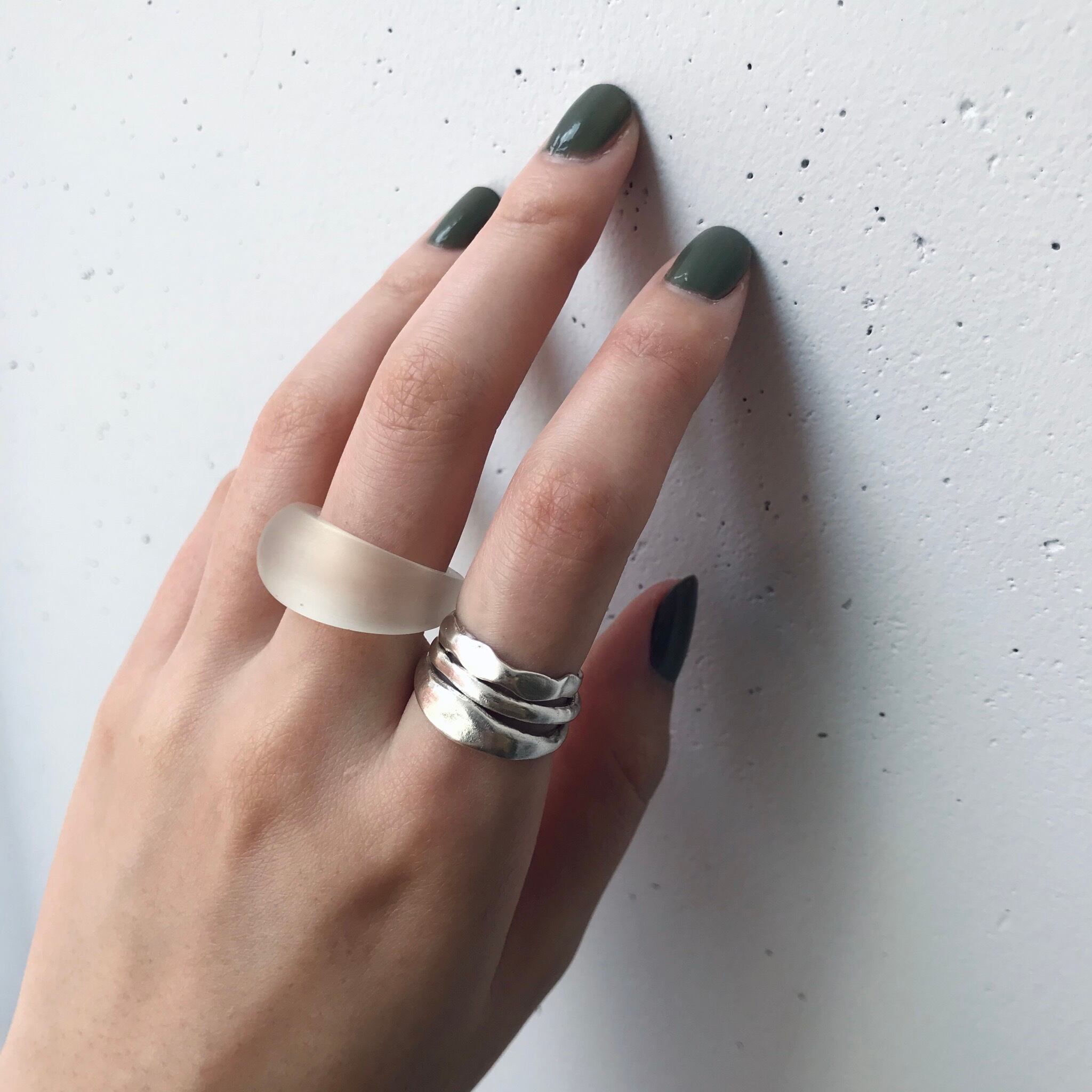 mat clear ring (#Clear,#Orange,#Yellow)