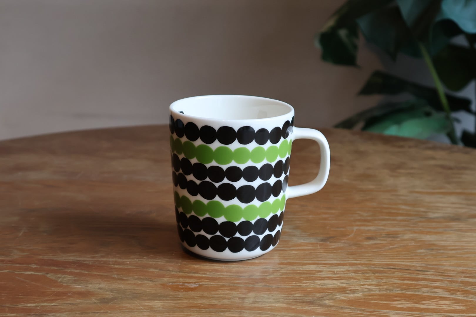 マリメッコ marimekko Rasymatto マグカップ ブラック/グリーン