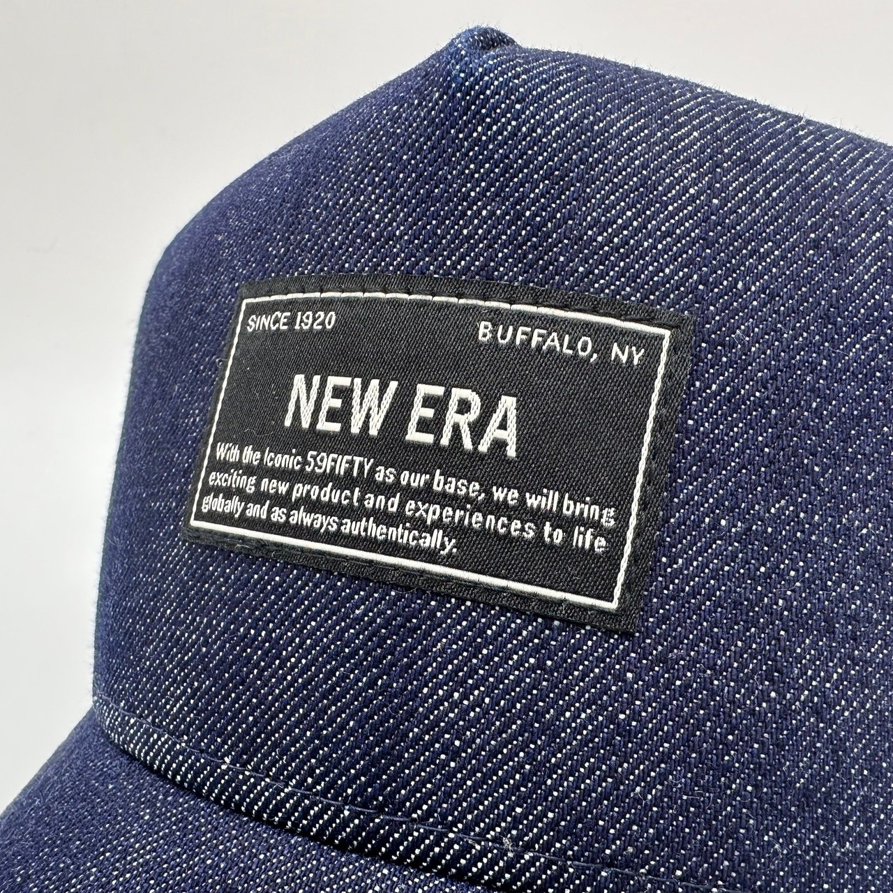 NEW ERA 9FORTY/940 A-Frame トラッカー Denim ウーブンパッチ インディゴデニム