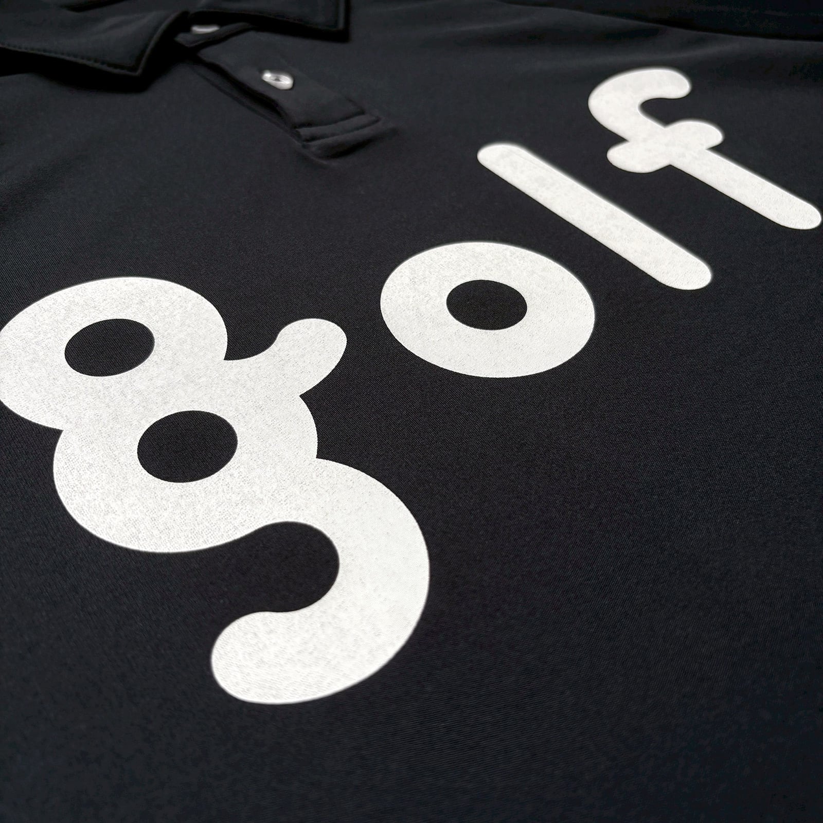 LOGO PRINT POLO SHIRT -BLACK- | 8G SHOOT WEBSTORE