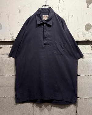 【Caka otto】Minimal Design Vintage Loose S/S Shirt
