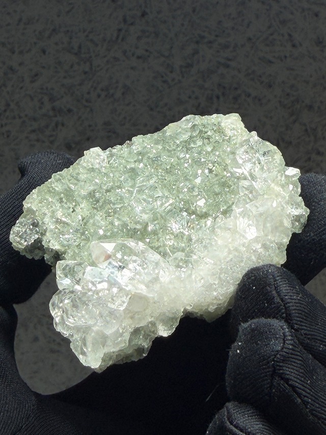 クォーツクラスター×クローライト【ML-0159】インド マニハール