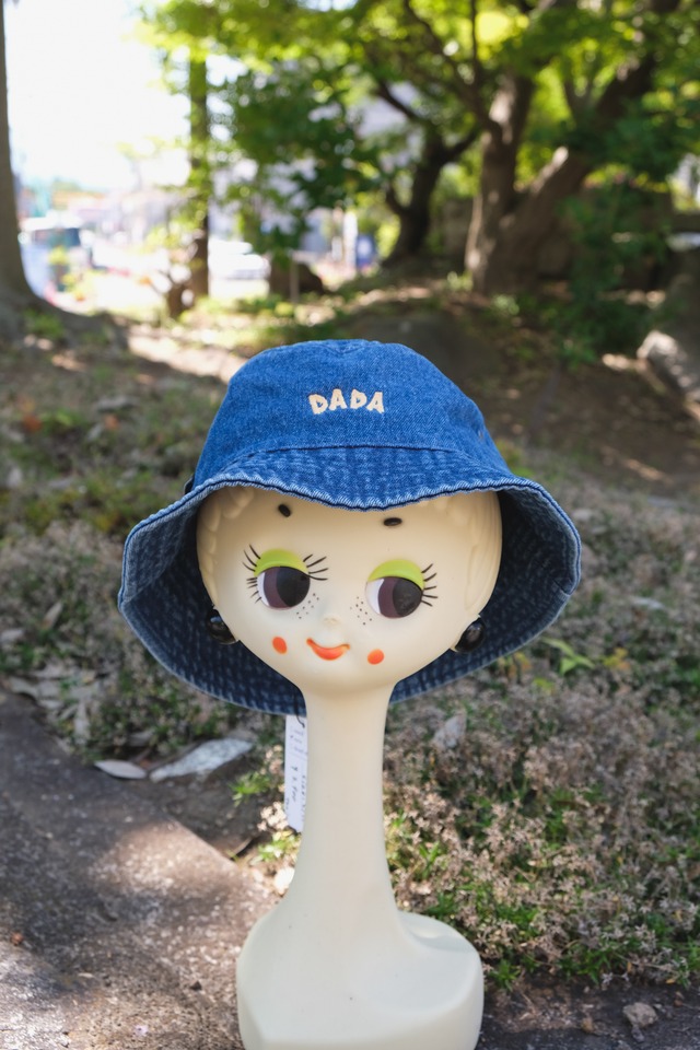 "DADA" Bucket Hat (Dark blue)