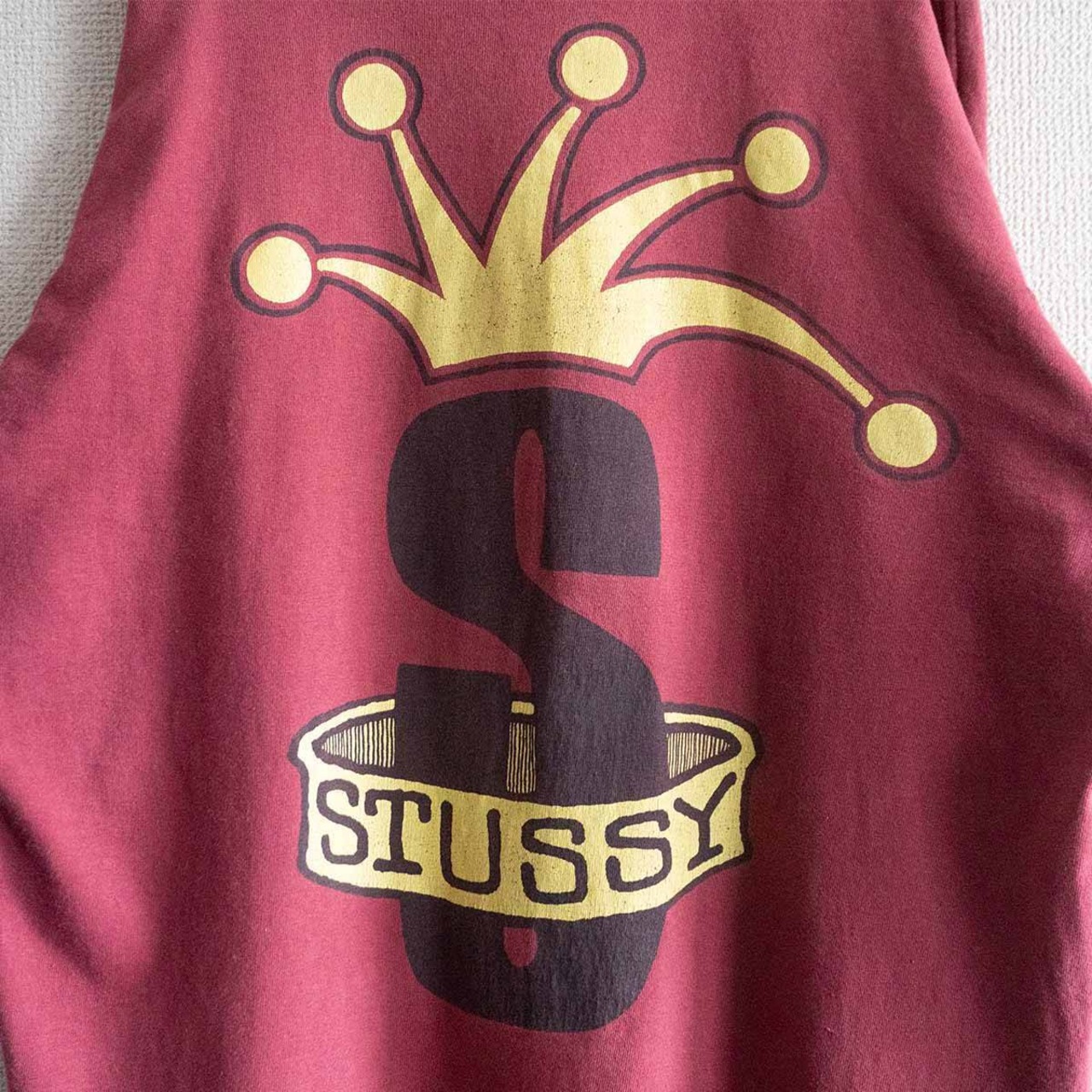 希少/80s】OLD STUSSY【クラウンロゴ ロンT】 L 80年代 オールド 