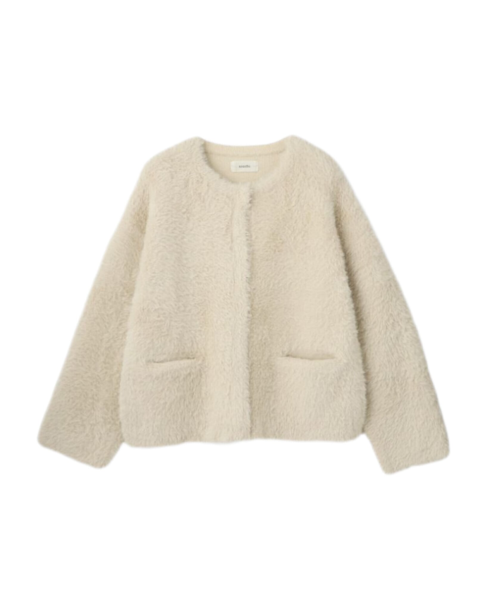 【sosotto】フェイクファーニットカーデ / OFFWHITE / 42553513