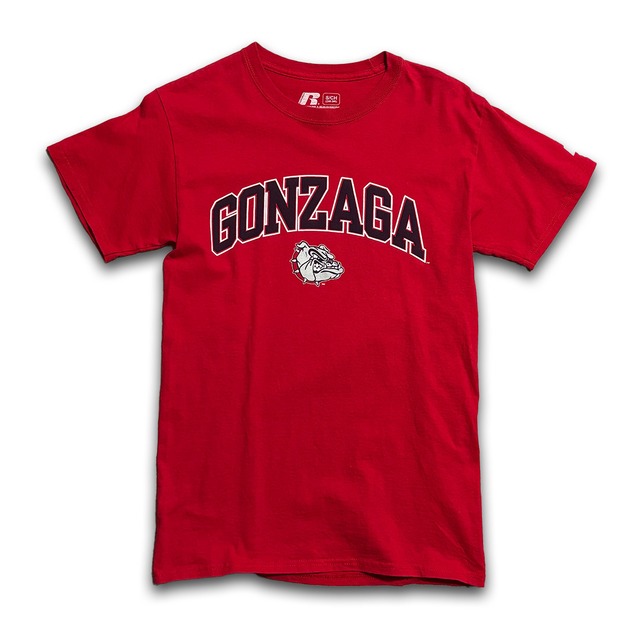 Gonzaga University Printed T-shirt. Russell Athletic