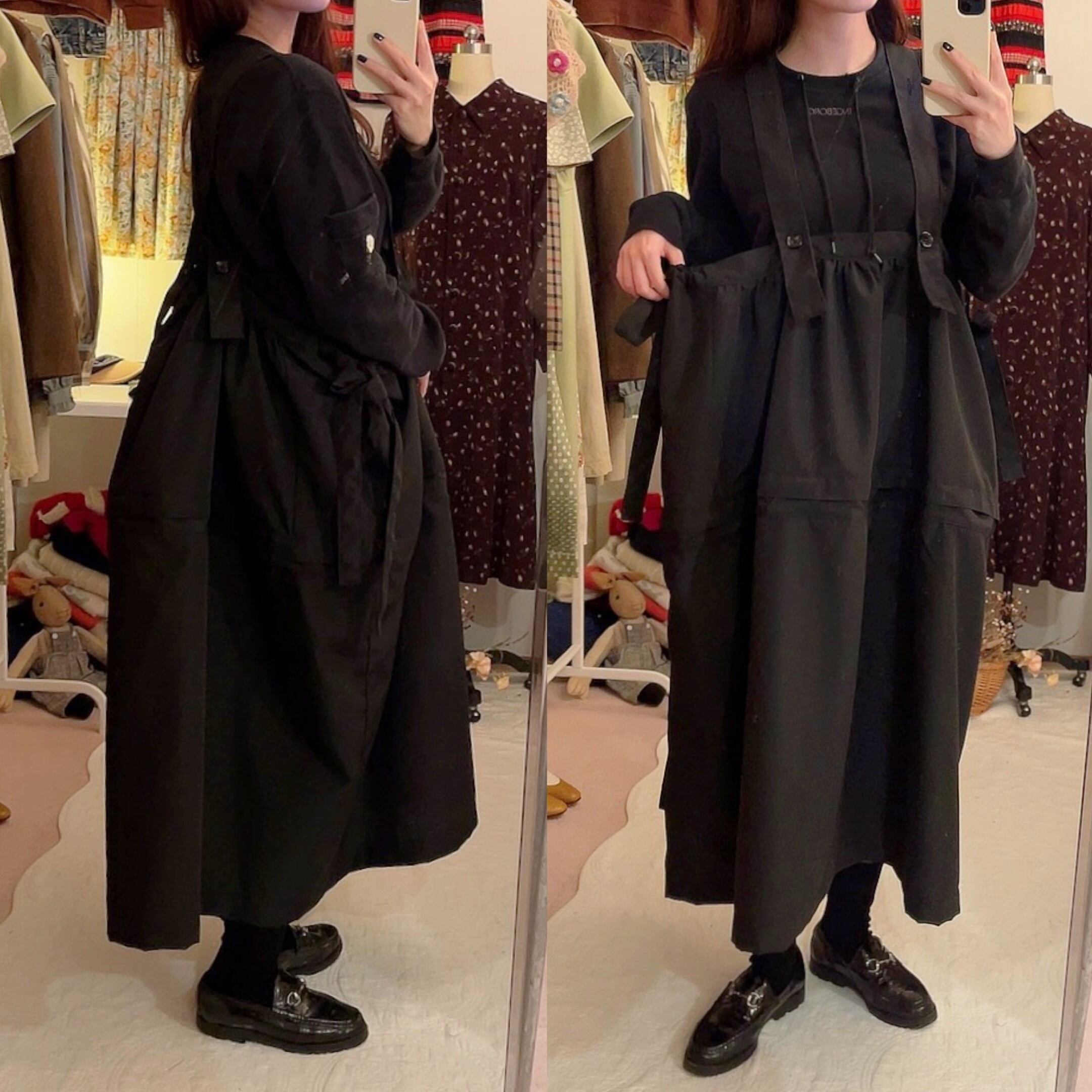 original / eight legs suspender skirt 2.