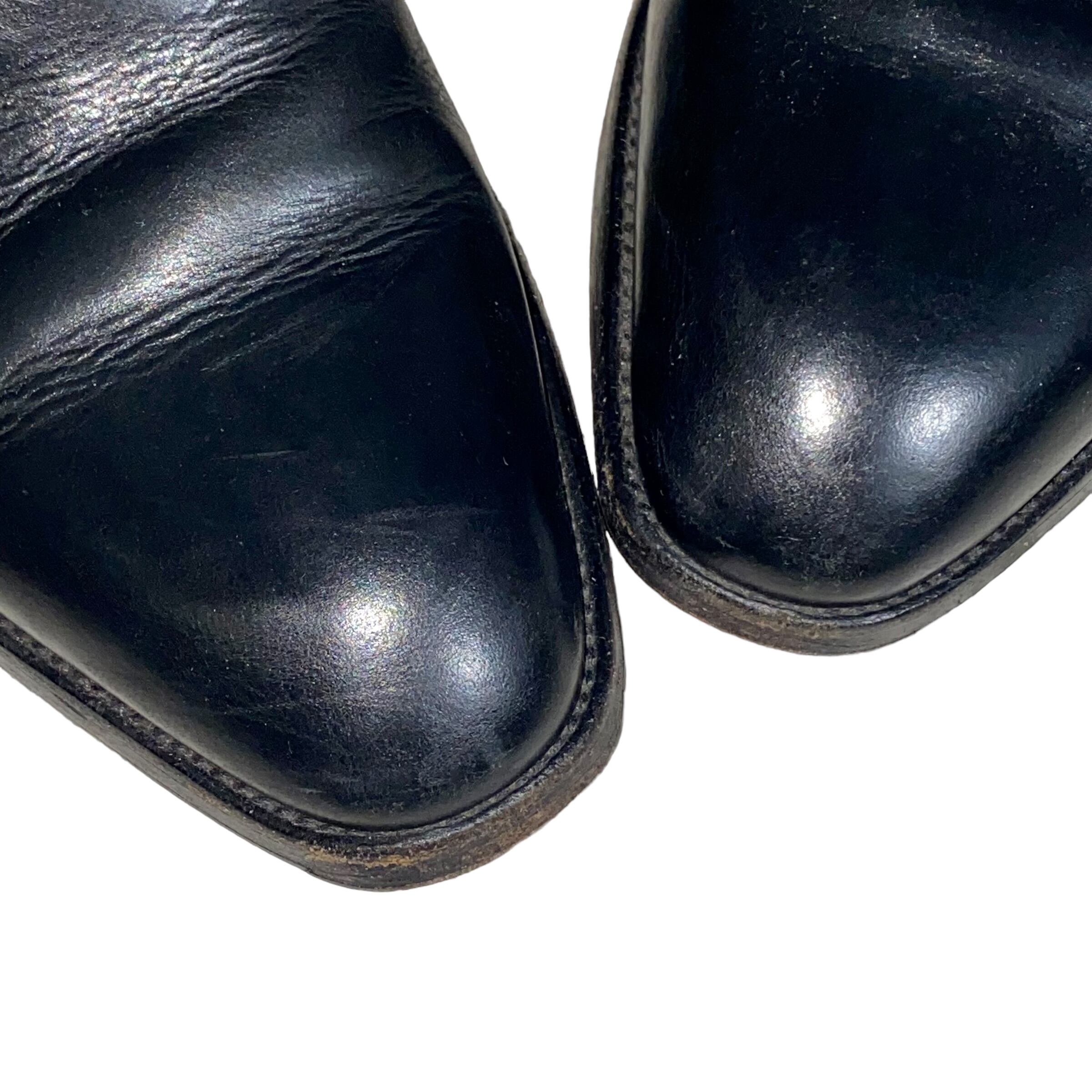 SAINT LAURENT PARIS leather high heel boots | NOIR ONLINE