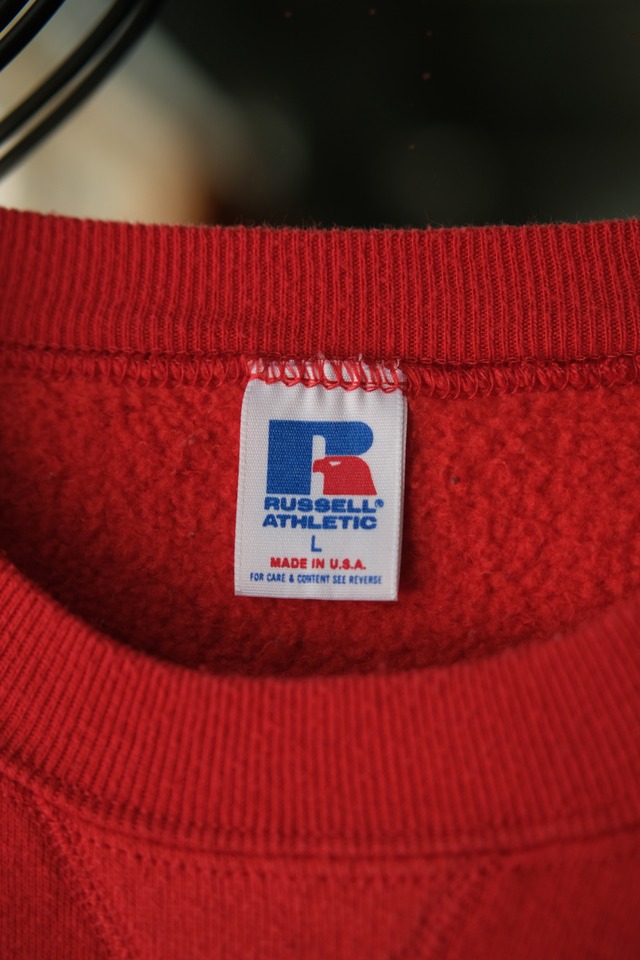 Utah／90's "RUSSELL ATHLETIC"sweat／red