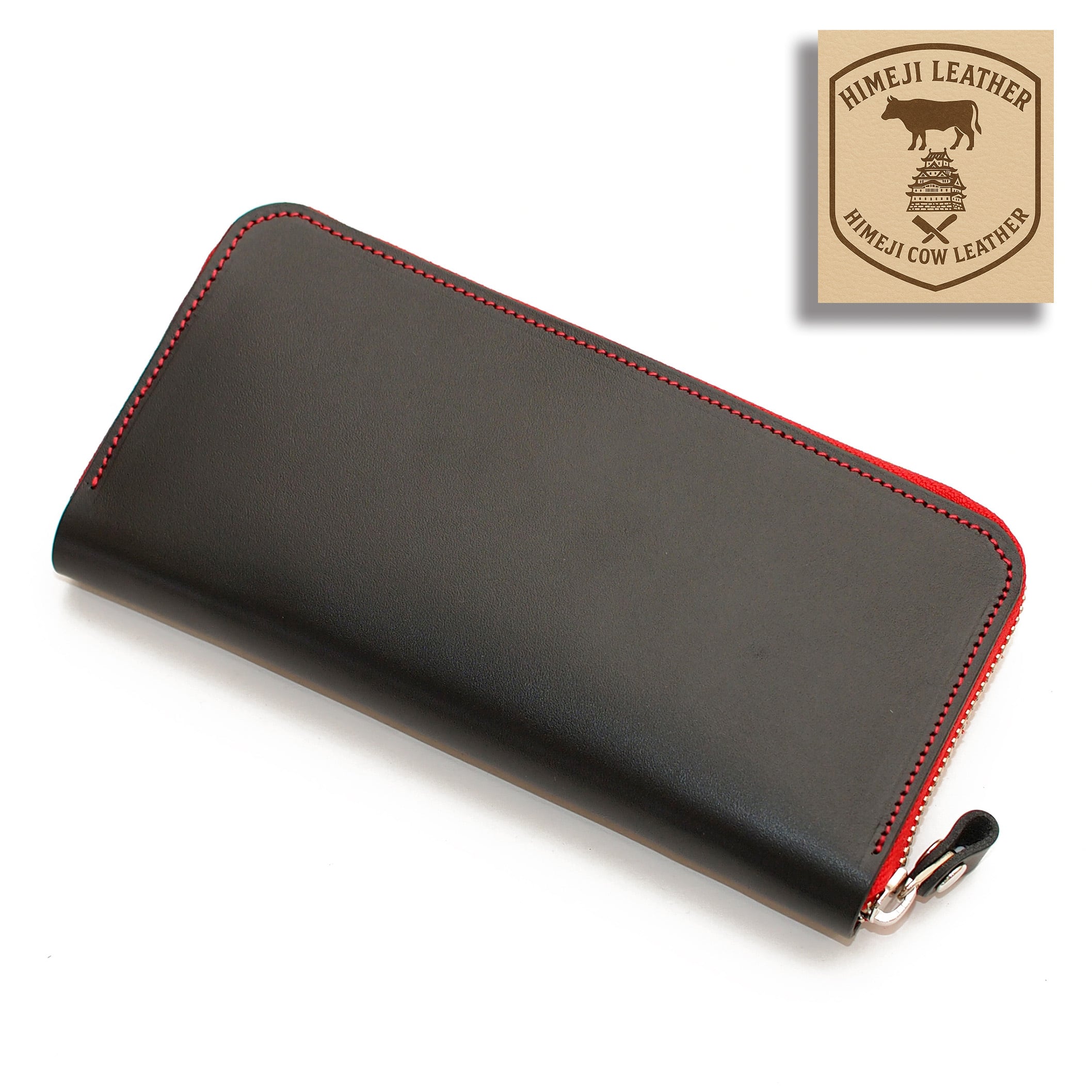 ラウンドファスナー長財布【姫路レザー牛革】世界にひとつ受注生産オーダーメイドシステム RZ-01