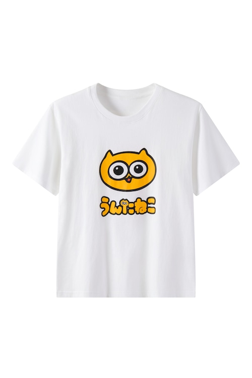 うんたねこ お顔ロゴＴシャツ