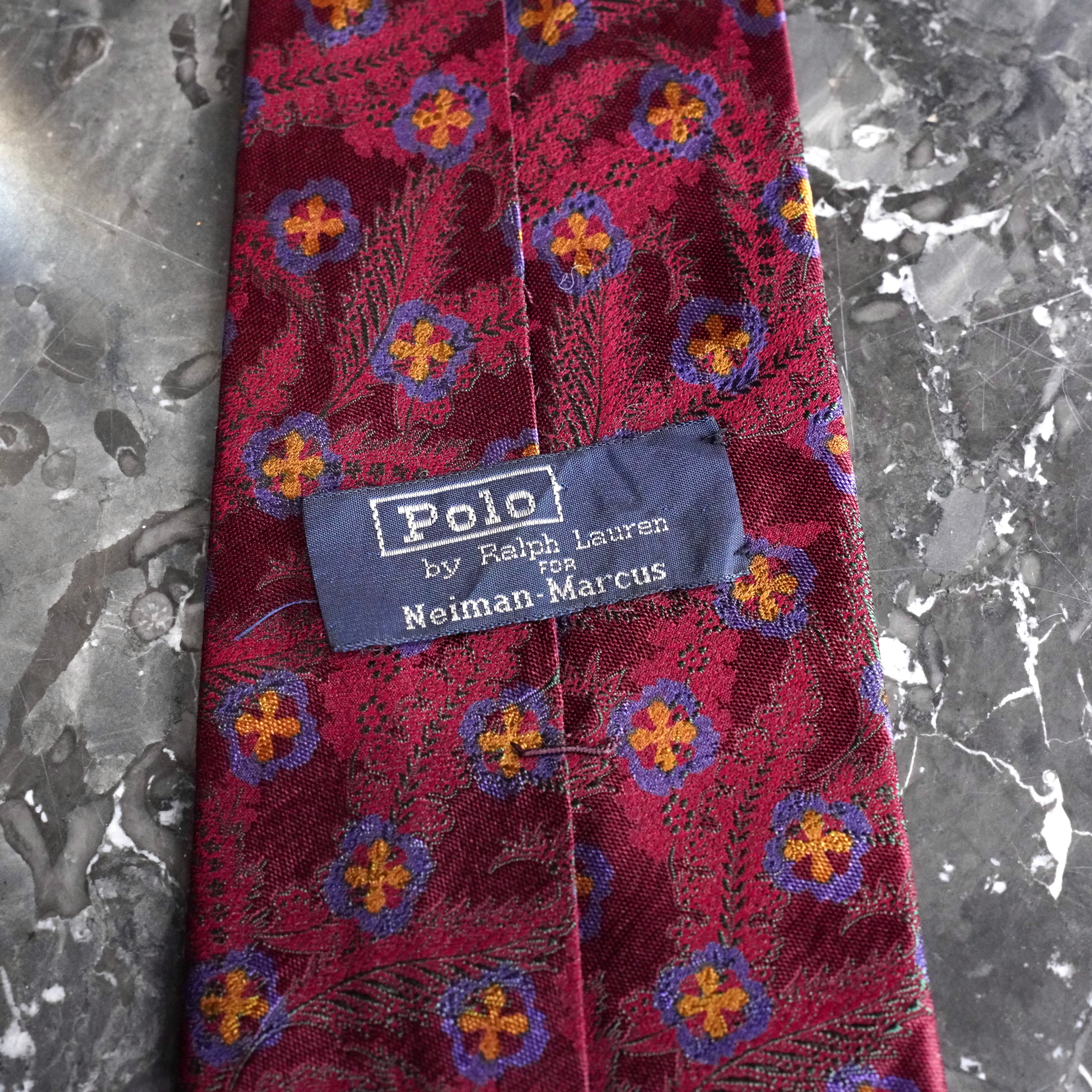 80's〜90's USA VINTAGE Polo Ralph Lauren FOR NEIMAN MURCUS FLOWER