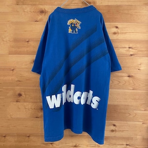 【Kentucky Wildcats】90s ビックプリント ワイルドキャッツ バスケ Tシャツ USA古着