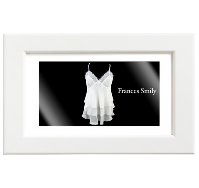 Frances Smily／フランセス・スマイリー　シルクシフォンキャミソール／ホワイト