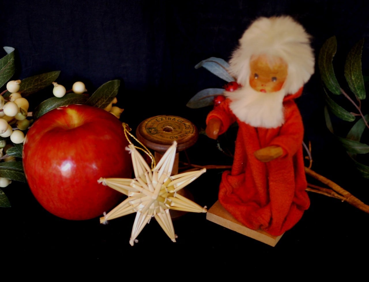 ドイツ クリスマス ストロー オーナメント ヴィンテージ 藁飾り クリスマスの星