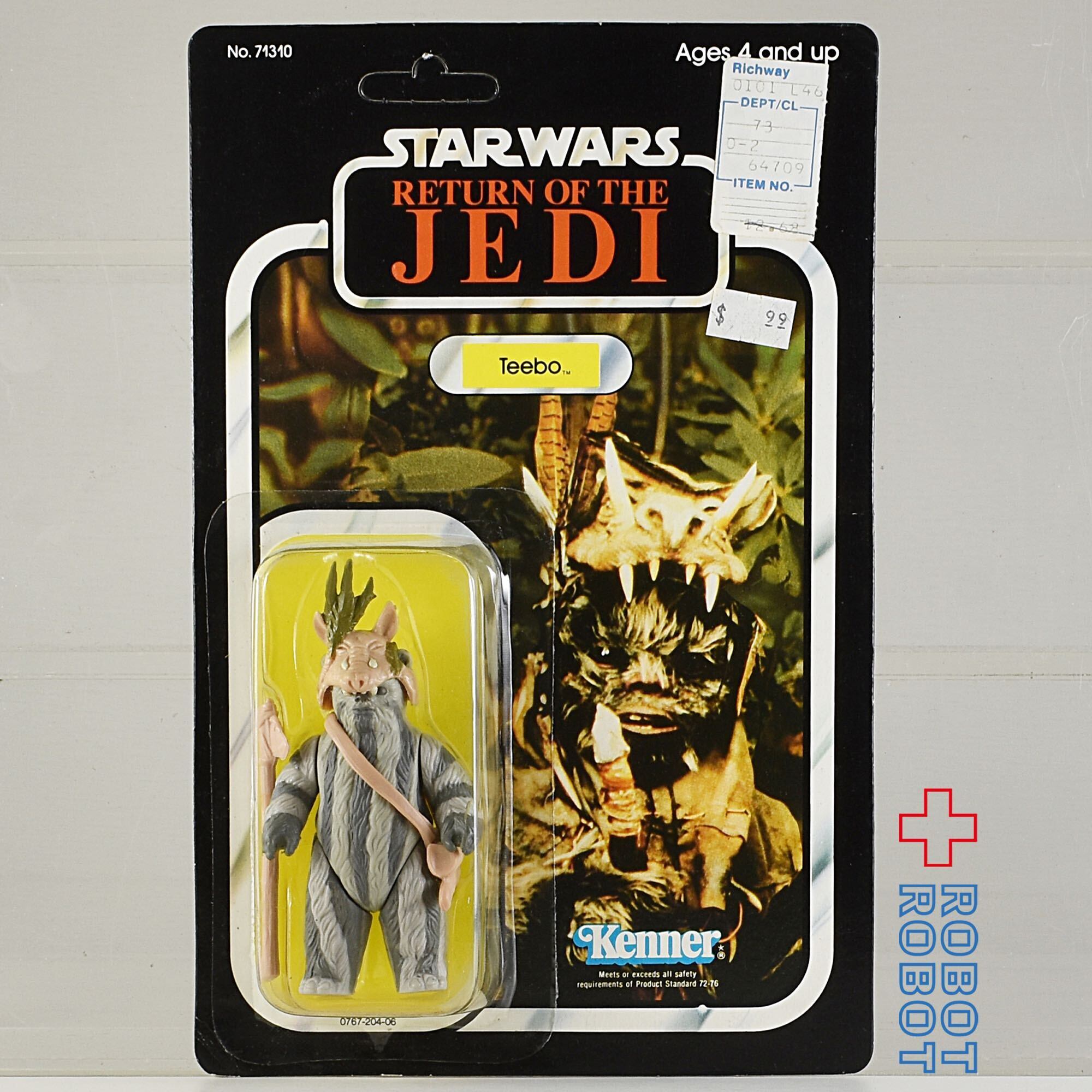 スター・ウォーズ オールドケナー ROTJ 79 back ティーボ アクション