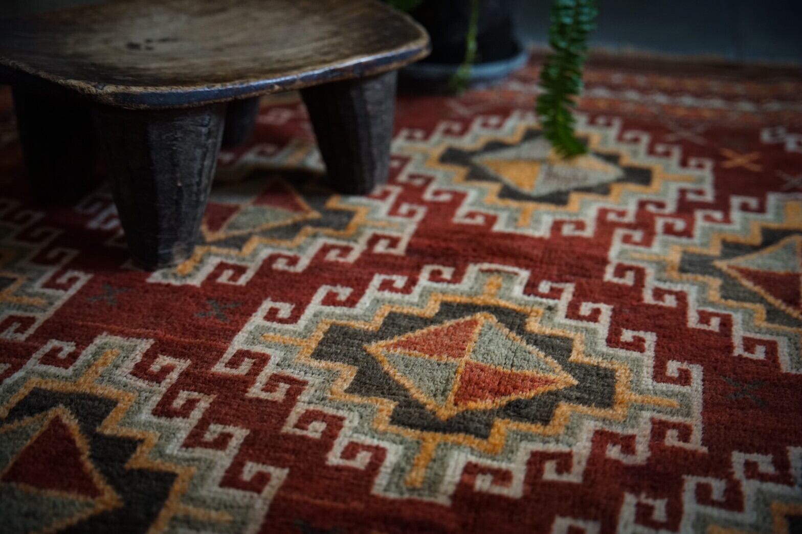 131 -Vintage Taimani rug