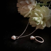 Akoya pearl Half Ring