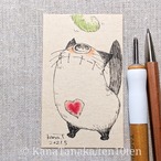 一つ目のにゃん*ドローイング