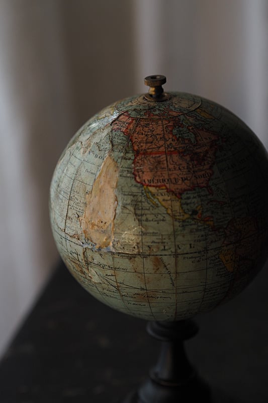 小さな地球儀-antique globe objet | アンティーク.ヴィンテージ家具