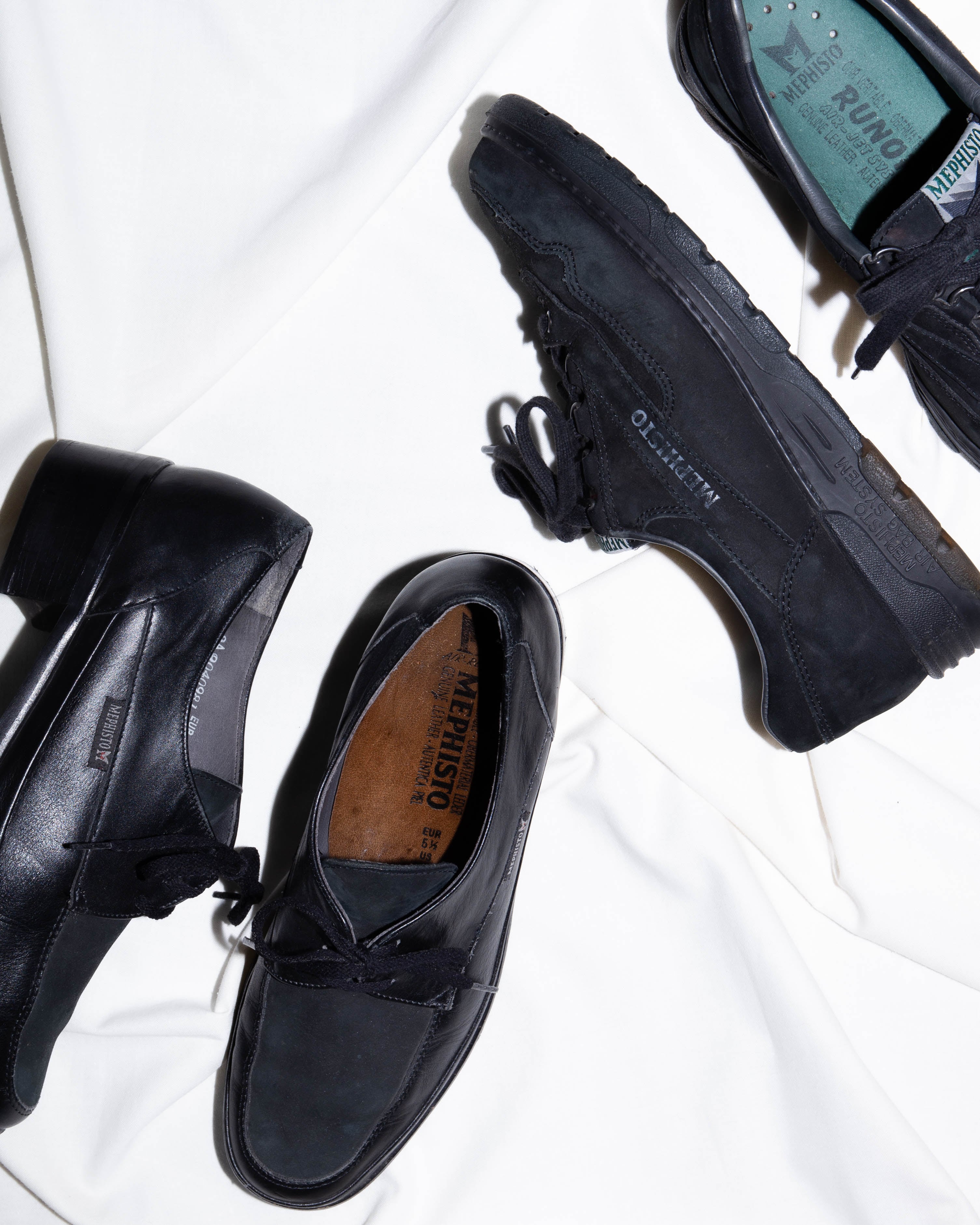 lycee メフィスト MEPHISTO - smooth & nubuck lace-up shoes | LUIK FINN