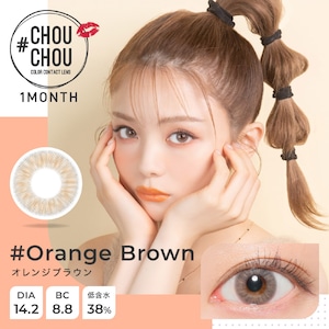 #チュチュ ワンマンス(#CHOUCHOU 1month)《#OrangeBrown》#オレンジブラウン[1枚入り]