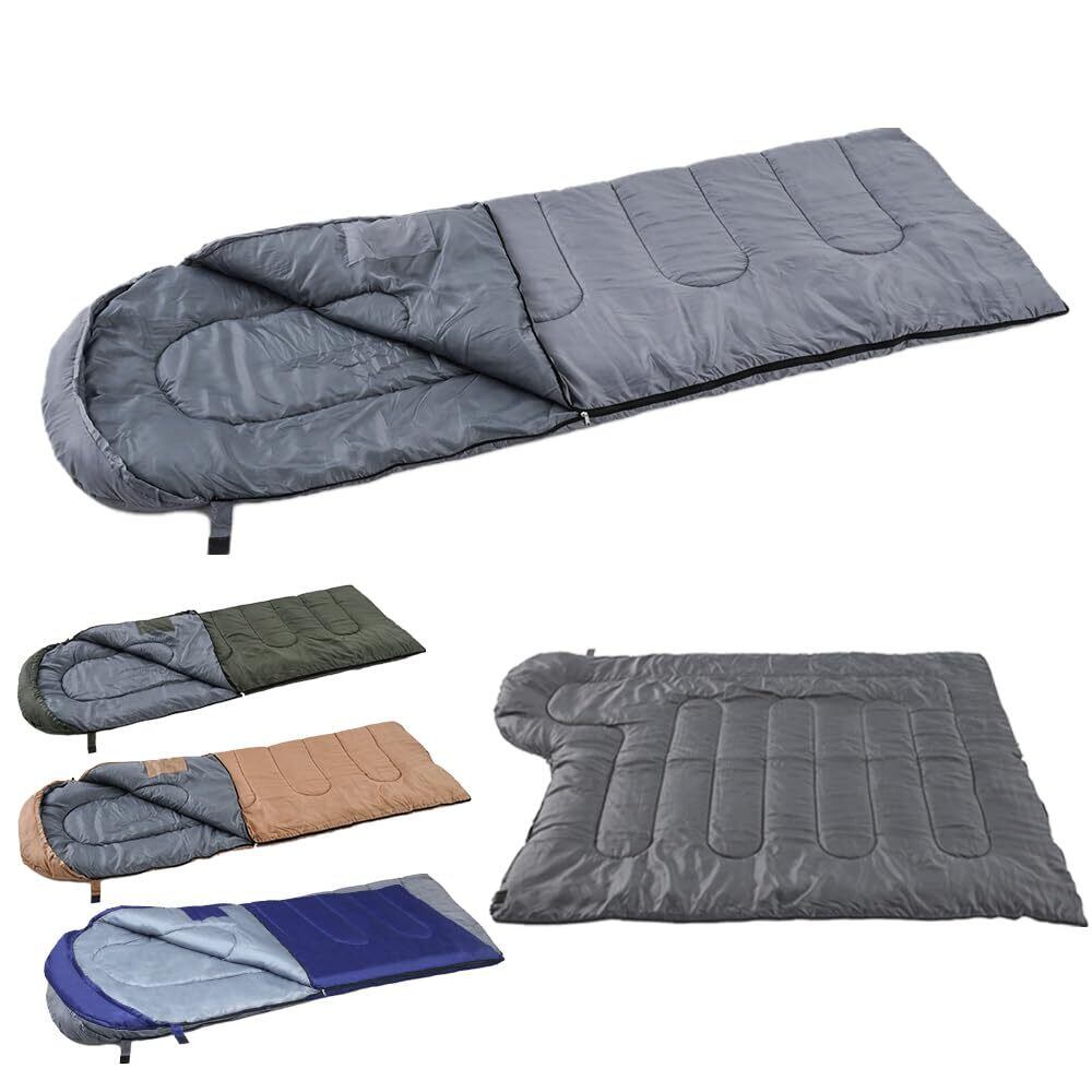 在庫処分】アイリスプラザ 寝袋 収納袋付き シュラフ コンパクト 枕