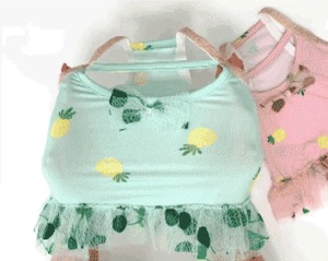即納【ZOOBICO】Pineapple Swim wear(pink/Mサイズ)