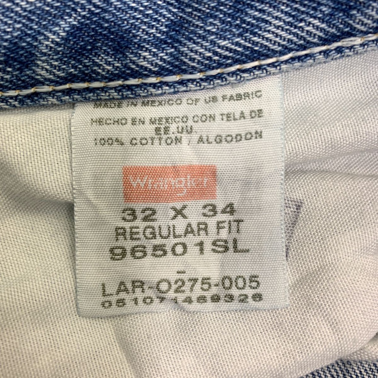 Wrangler デニムパンツ W32 ラングラー レギュラーフィット ブルー 