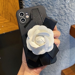 iPhone ケース ローズ リボン スマホケース M 250368