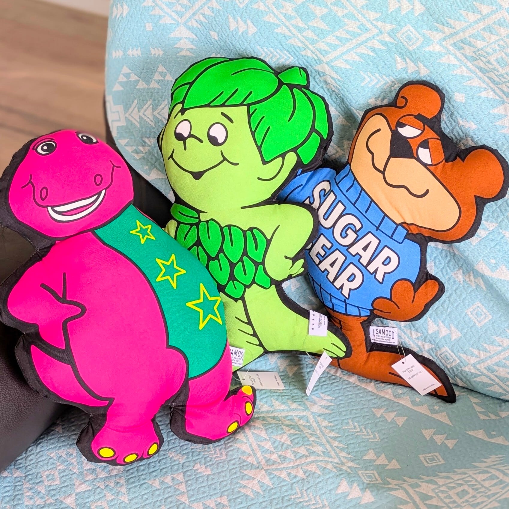 【 PILLOW DOLL / クッション 】Barney & Friends( バーニー&フレンズ ) 〚アメリカン雑貨 アメトイ〛