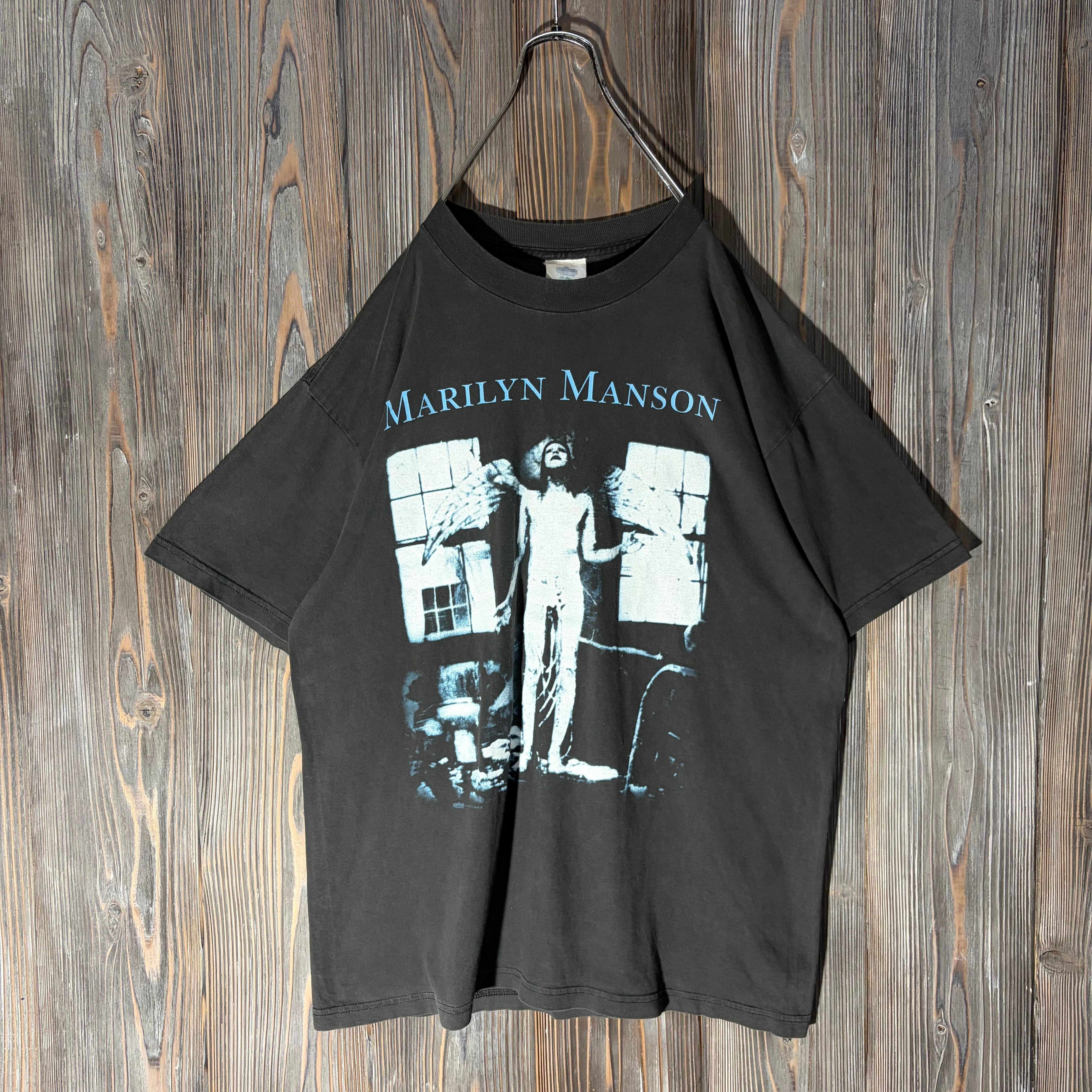 90s ヴィンテージMarilyn Manson Tシャツ Mサイズ 90s Marilyn Manson ANTICHRIST SUPERSTAR vintage T-shirt | Shikisen