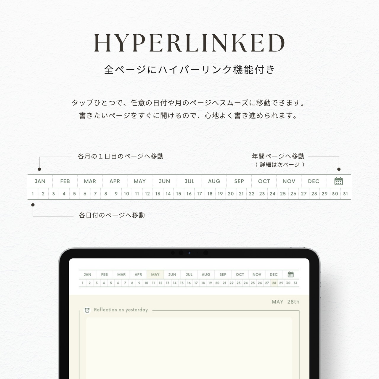 モーニングジャーナル┊︎8色セット┊︎昨日の振り返り┊︎今日やること┊︎リンク付き