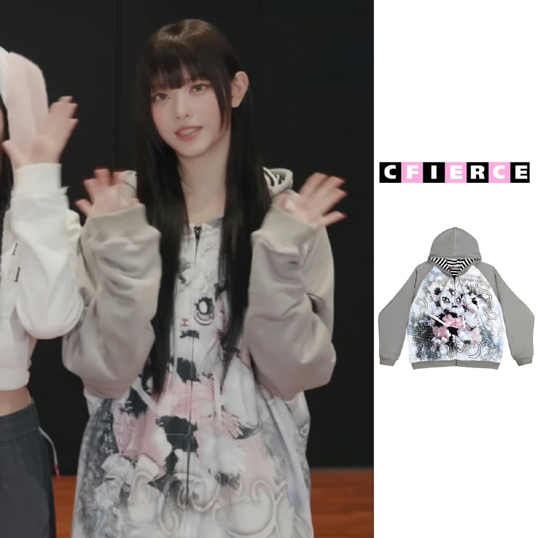 Cfierce rabbit hoodie パーカー newjeans y2k